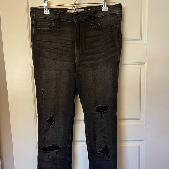 Hollister High Rise Super Skinny Jeans Size 28 Black - Picture 1 of 3